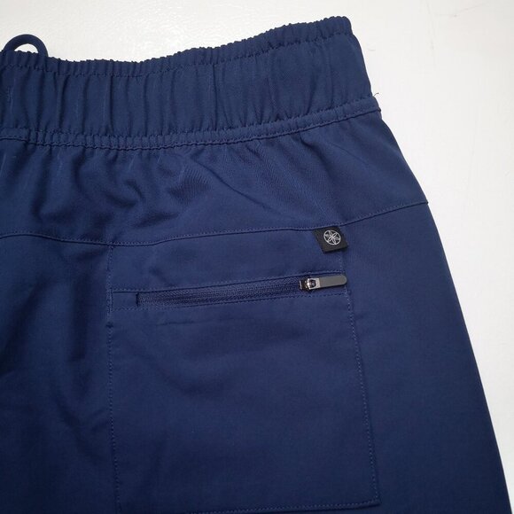 Gaiam Men's Size Large Navy Elastic & Tie Waist Track Pants - Picture 9 of 12